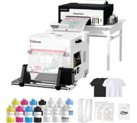 InkSonic A4 L8058 DTF Printer with Shaker & Dryer Bundle, XP600 Direct to Film DTF Printer Machine, Auto Cleaning for DIY & Custom Printing, White Ink Mixing, 2X Faster Printing Than R1390 & L805, L8