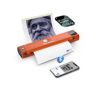 INKSOUL T08FD Tattoo Transfer Stencil Printer with Touchscreen, Bluetooth Tattoo Printer Machine with 5pcs Transfer Paper, Can Print Shadows, Compatible with Phones, Tablets & PC
