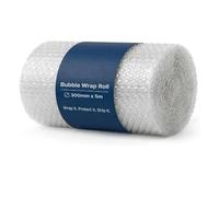 Inkspire Bubble Wrap Roll 300mm x 5m - Lightweight & Durable Air Bubbles Protective Packaging Essential for Moving House, Parcel Shipping, Storage Boxes & Fragile Item Packing