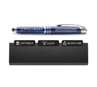 Inkstone Policeman Prayer Gift Pen with Built-In Flashlight Stylus Tip Law Enforcement