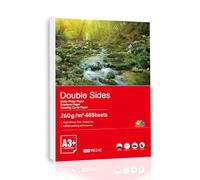 INKUWAY 260Gsm A3 Plus A3+ Double Sided Matte Thick Photo Paper 60Sheets Inkjet 13x19 Matt Printable for Menu, Calendar Inkjet Printable, Cards.