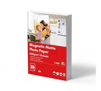INKUWAY A4 Matte Magnetic Photo Paper Inkjet 10sheets Matt Finish Thick Heavyweight Magnet Printable for Ink Jet Printers for DIY Refrigerator Magnet Teaching Tools