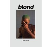Inkvo Frank Ocean Blond Poster, Album Cover Music Poster, Channel, Blonde, Aesthetic Room Wall Decor, Not Framed, 11 by 17 inches, Premium Silk Art Print by