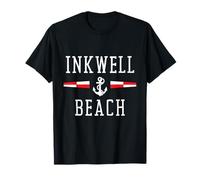 Inkwell Beach Anchor Flags Classic Martha's Vineyard T-Shirt