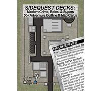 Inkwell Ideas Sidequest Decks: Modern Crime, Spies, & Supers