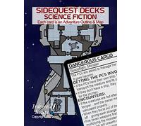 Inkwell Ideas Sidequest Decks: Science Fiction - 54 Adventure Card Game - RPG Supplement - Portable - 15+