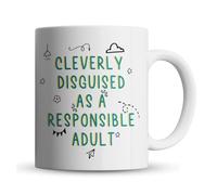 Inky Penguin - Cleverly Disguised As Responsible Adult - Funny Coworker, Adulthood Gift Mug, Ceramic, 11fl. oz.