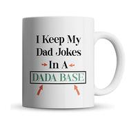 Inky Penguin - Dad Jokes in Dada Base - Funny Father's Gift Mug, Ceramic, 11fl. oz.