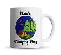 Inky Penguin - Mum's Camping Mug - Camper Gift for Mother, Ceramic, 11fl. oz.