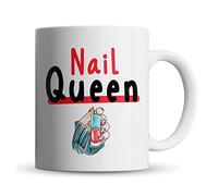 Inky Penguin - Nail Queen - Beautician, Technician Gift Mug, Ceramic, 11fl. oz.