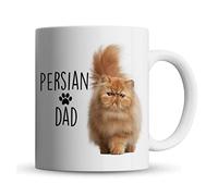 Inky Penguin - Persian Cat Dad - Pet Gift Mug, Ceramic, 11fl. oz.
