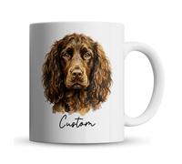 Inky Penguin - Personalised Boykin Spaniel Dog Gift, Custom Name Pet Mug, Ceramic, 11fl. oz.