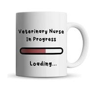 Inky Penguin - Veterinary Nurse in Progress - Trainee Vet, Student Gift Mug, Ceramic, 11fl. oz.