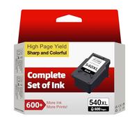 INKYEAH PG-540 Ink Cartridge Black High Yeild - 600+ Pages, Replacement for Original Canon 540 Ink, Printer Ink 540 XL for Canon ts5150 Ink Cartridges Pixma MG3600 MG3650s MG4250 MG3250 TS5151 TS5100