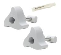 Inland Seas Fluval Replacement FX5/FX6 Lid Fastener Two Pack W/Silicone Grease Bundle (3 Items)