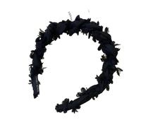 INLANDSIS 2025 New U Shape Fashion Tooth Hair Comb Headband, Elegant Braided Zig Zag Shark Tooth Wavy Teeth High Cranium Headbands (C4 Black)