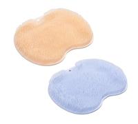 INLANDSIS Curetoaway Foot Scrubber, Feet Cleaning Exfoliating Bath Wash Pad, Soft Bristles Massage Shower Foot Cleaner, Wall Mounted with Non-Slip Suction Cups (Set-7)
