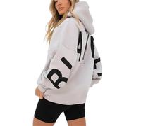 INLANDSIS Oversized Christian Heavyweight Faith Sweatshirt, Essential Hoodie Pullover, Forgiven Graphic Letter Print (White,5XL)