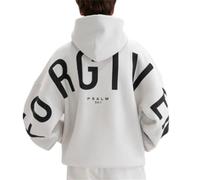 INLANDSIS Oversized Christian Heavyweight Faith Sweatshirt, Essential Hoodie Pullover, Forgiven Graphic Letter Print (Forgive-White,L)