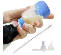 inlaw Kitten Bottles for Nursing | Puppy Nursing Bottle 100ml | Soft Food Grade Nursing Bottle with Teat and Brush, Kitten Supplies for Puppies, Kittens, Small Animals