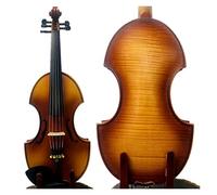 Inlay 5 Strings 4/4 Violin Whole Flame Maple Back Huge And Resonant Sound Student Violin Violin