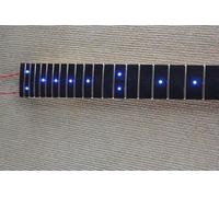 Inlay Blue LED Dots Rosewood Fretboard Maple Electric Guitar Neck Accessories Parts Guitarra Musical Instruments