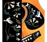 Inlay Sticker B-150AH-BL Guitars and Bass - Assorted Hummingbird - Abalone Blue, 0.2 in*10.7 in*4.3 in