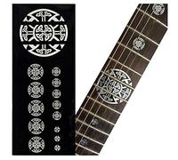 Inlay Sticker F-286CC-G Fret Markers for Guitars - Emblem 12th Fret Markers Set - Celtic Cross - Metallic