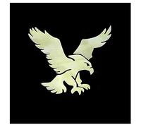 Inlay Sticker for Guitars & Bass - Jerry Garcia (Grateful Dead) Eagle - White Pearl,B-189GA-WT