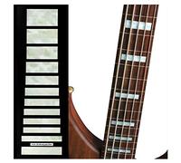 Inlay Sticker Fret Markers for Bass - Jazz Bass Blocks for 5 string - White Pearl, FB-101J5-WT