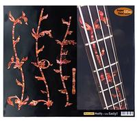 Inlay Sticker Fret Markers for Bass - Tree Of Life - Abalone Red