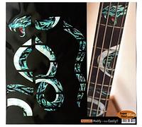 Inlay Sticker Fret Markers for Bass - Twisted Snake,FB-107TS