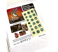 Inlay Sticker Fret Markers for Guitars & Bass - Custom Dots - Abalone Blue