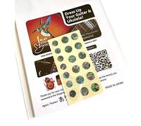 Inlay Sticker Fret Markers for Guitars & Bass - Custom Dots - Abalone-Mix