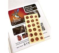 Inlay Sticker Fret Markers for Guitars & Bass - Custom Dots - Abalone Red