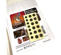 Inlay Sticker Fret Markers for Guitars & Bass - Custom Dots - Black Pearl
