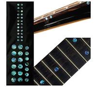 Inlay Sticker Fret Markers for Guitars & Bass - Custom Dots Set - Abalone Blue,F-085CD-BL-AZ