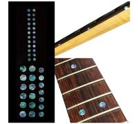 Inlay Sticker Fret Markers for Guitars & Bass - Custom Dots Set - Abalone Mix F-085CD-MX-AZ