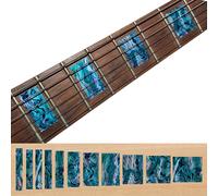 Inlay Sticker Fret Markers for Guitars & Bass - LP/SG Blocks - Abalone Blue, F-005BL-BL