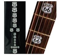 Inlay Sticker Fret Markers for Guitars & Bass - Route 66,F-042R6-WT