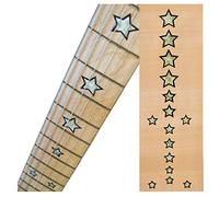 Inlay Sticker Fret Markers for Guitars & Bass - Sambora Stars,F-083SS-WT
