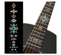 Inlay Sticker Fret Markers for Guitars - Native American Style Ethnic Pattern - Natural, F-294NA-NA