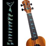 Inlay Sticker Fret Markers for Ukuleles - Whale Waves