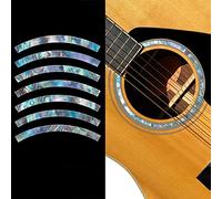 Inlay Stickers for Acoustic Guitars - Soundhole Rosette/Purfling - Stripe - Abalone Mix