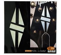 Inlay Stickers for Guitar Headstock - Diamond Hatch (2pcs Set) - White Pearl H-111DH-WT-SET