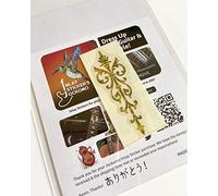 Inlay Stickers for Guitar & Ukulele Headstock - Small Torch - Ocher