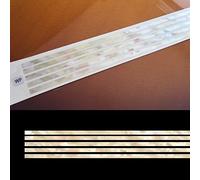 Inlay Stickers for Guitars & Bass - Sticks 3mm - Aged White Pearl
