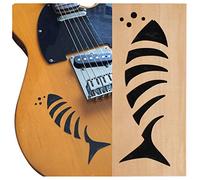 Inlaysticker for Guitars & Bass - Fish Bone - Black Pearl,B-301FB-BP