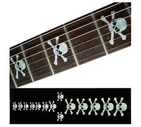 Inlaysticker Fret Markers for Guitars & Bass - Skulls - White Pearl,White Pearl.,F-067SK-WT