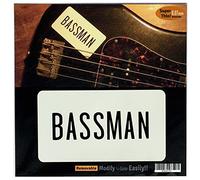 Inlaystickers B-177BM for Guitars & Bass - Paul McCartney Bassman from The Beatles Let It Be Film - Black